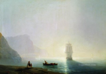 海の風景 Painting - イワン・アイヴァゾフスキーの朝の海の風景